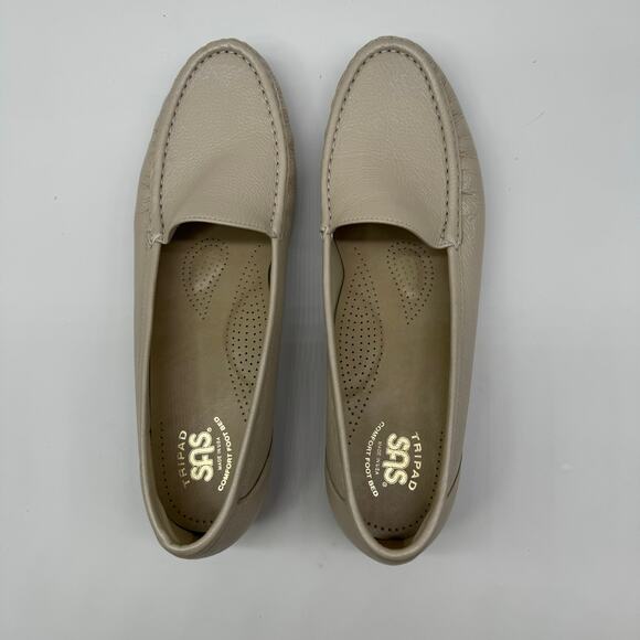 SAS SIMPLIFY PEARL BONE Tripad Comfort Slip On Womens Size 12m Indoor Use Only - Picture 2 of 8